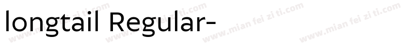 longtail Regular字体转换